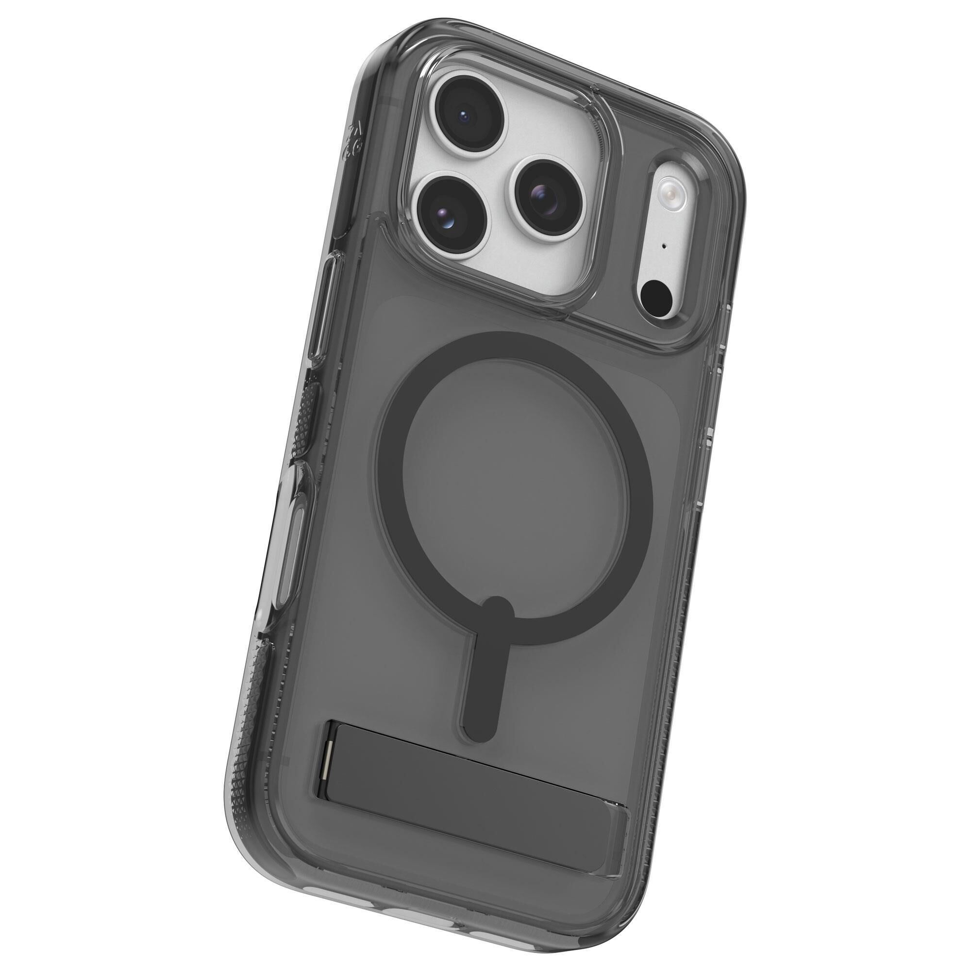 Zagg Santa Cruz Snap for MagSafe Clear Phone Case with Stand For