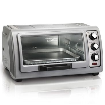 Hamilton Beach 6 Slice Easy Reach Toaster Oven, , large