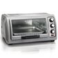 Hamilton Beach 6-Slice Easy Reach Toaster Oven with Roll Top Door in Stainless Steel, , large
