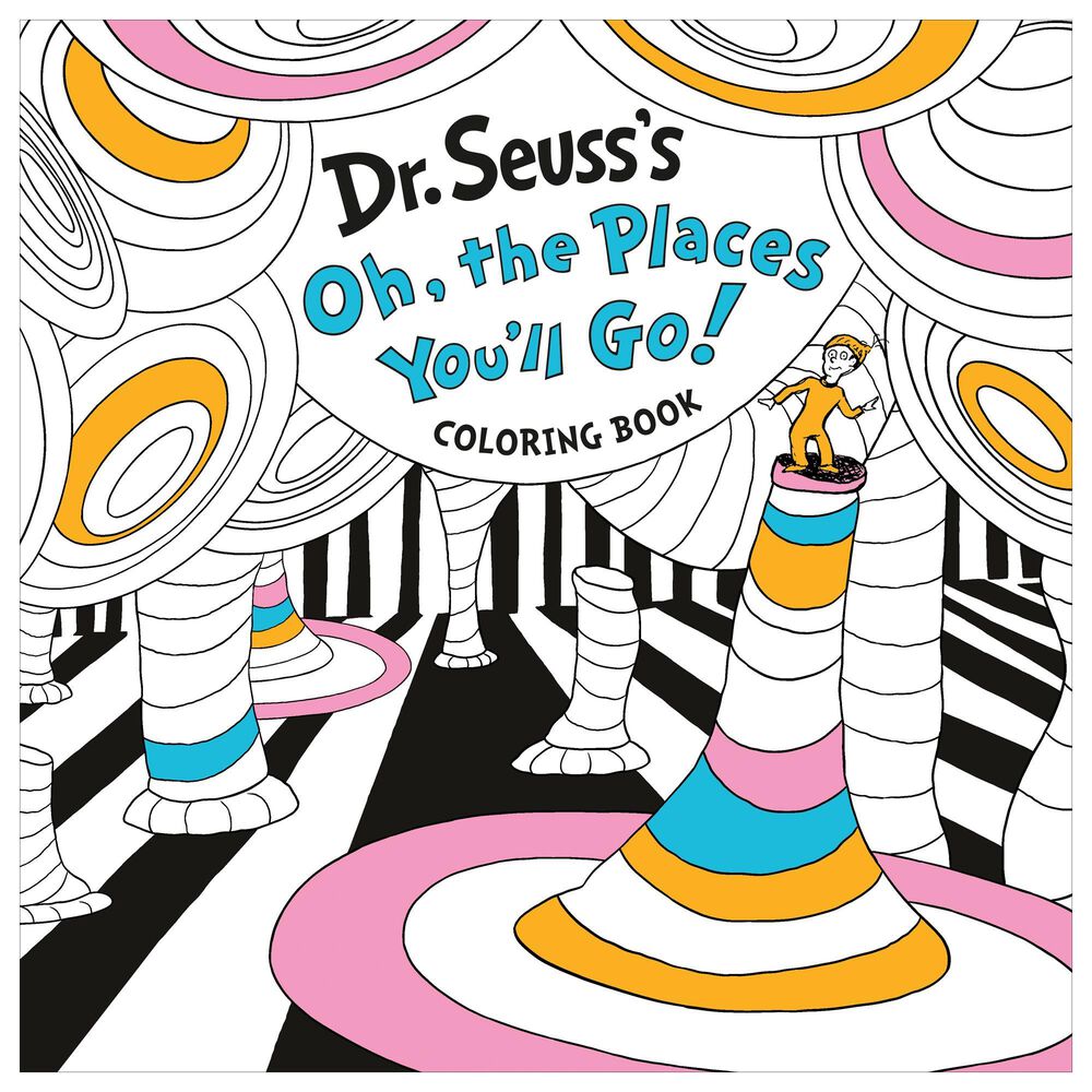 Random House Dr. Seuss"s Oh, the Places You"ll Go! Coloring Book, , large