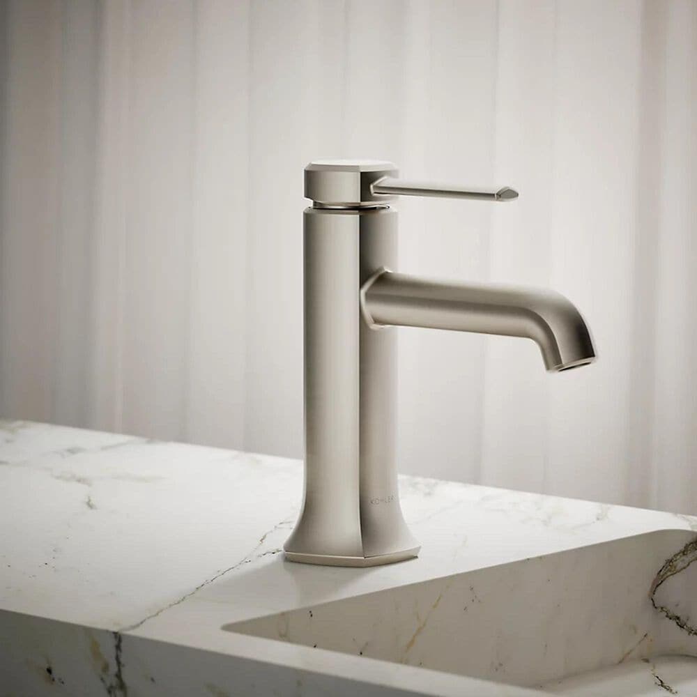 Kohler Occasion Single-Handle Bathroom Sink Faucet in Vibrant Brushed Nickel, , large