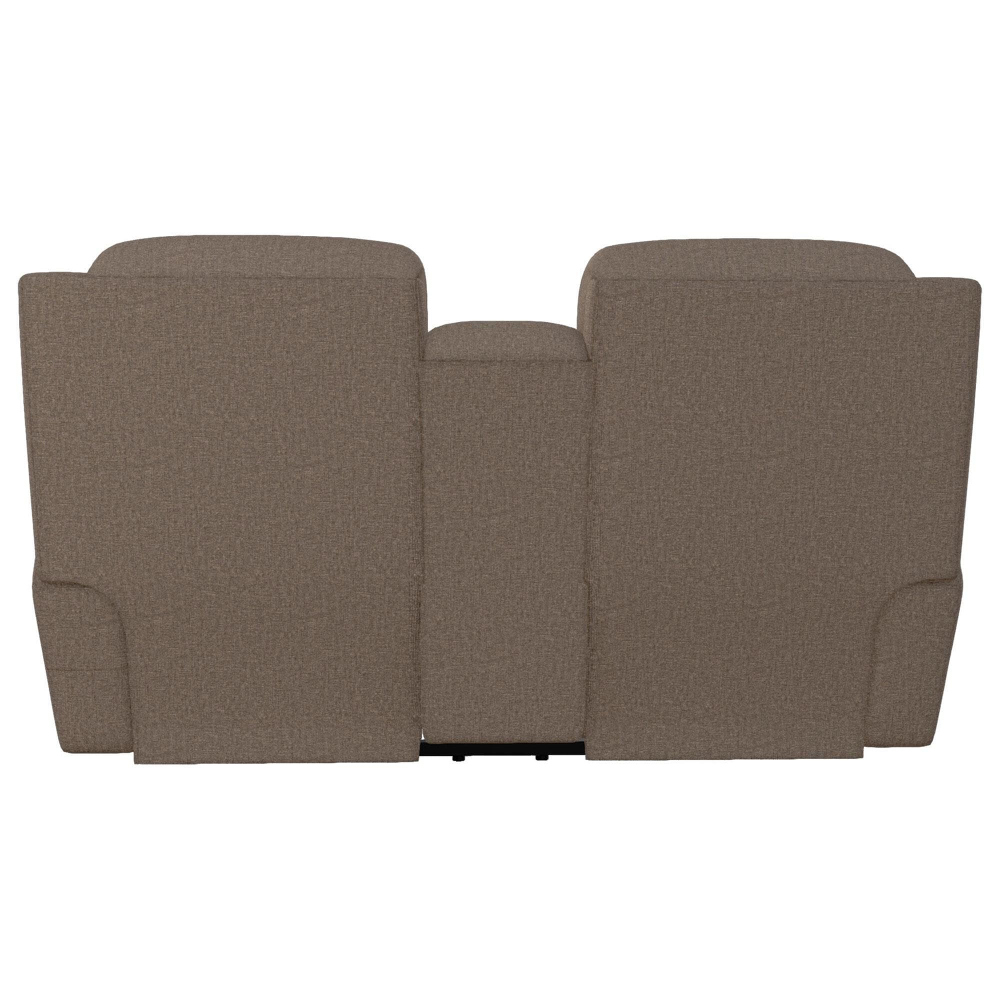 La-Z-Boy Dorian Manual Reclining Console Loveseat in Mushroom