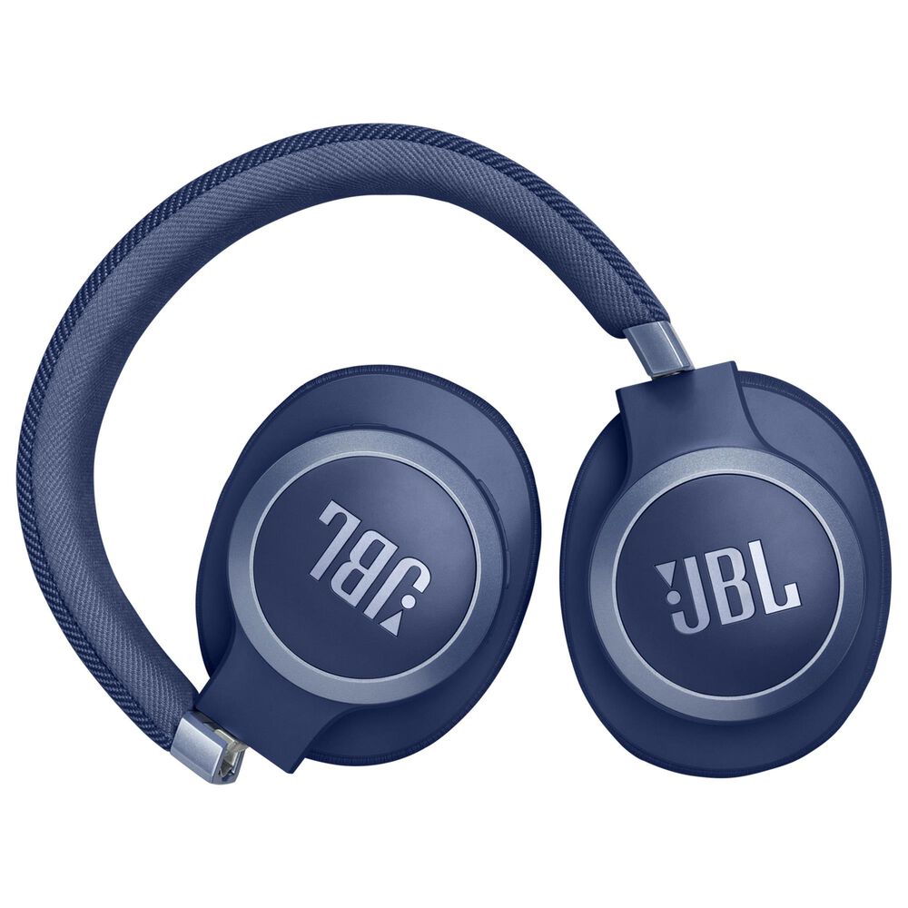 JBL Wireless Over-Ear Headphones with True Adaptive Noise Cancelling in Blue, , large