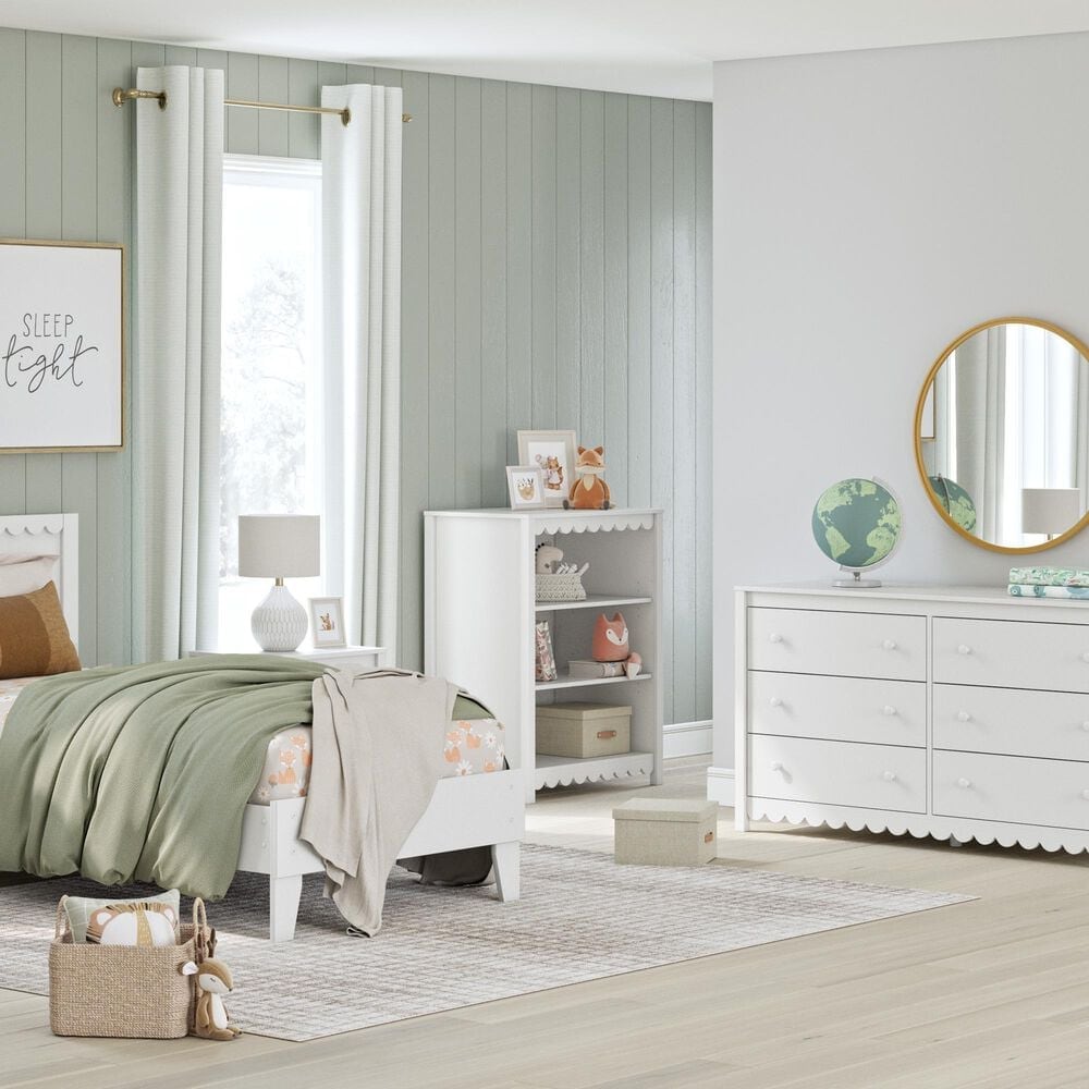 Ashley Hallityn Toy Storage Bookcase in Matte White, , large