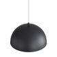 Golden Lighting Solsken 12" 1-Light Pendant in Sand Black, , large