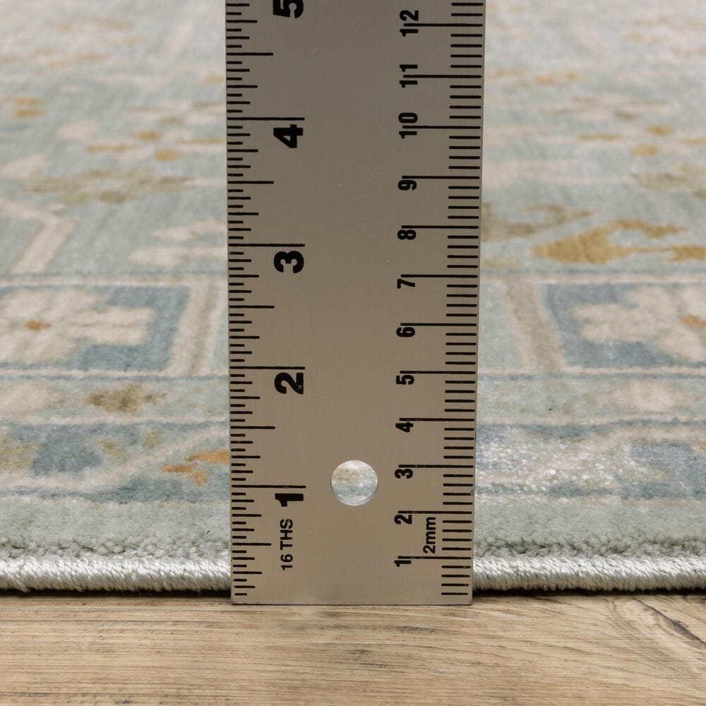 Oriental Weavers Maeve Blue and Grey 6&#39;7&quot; x 9&#39;6&quot; Area Rug, , large