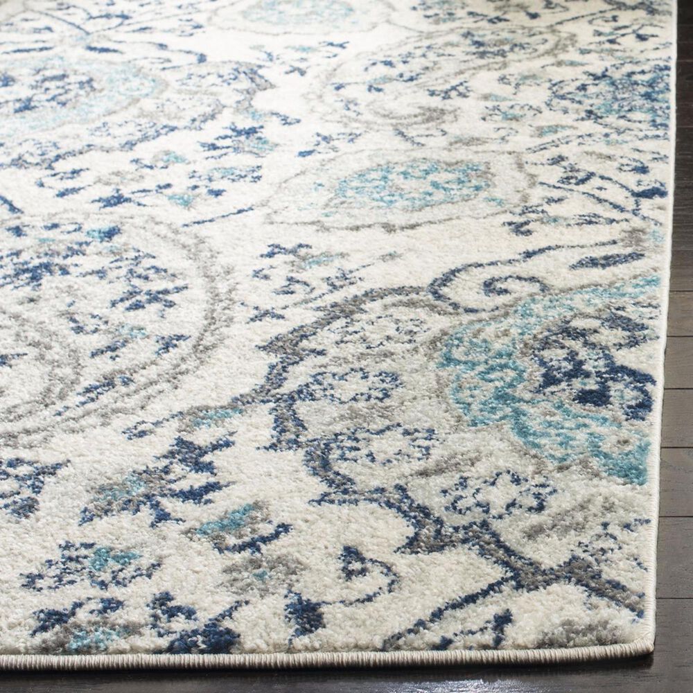 Safavieh Madison MAD600C 2&#39;2&quot; x 12&#39; Cream and Light Grey Runner, , large