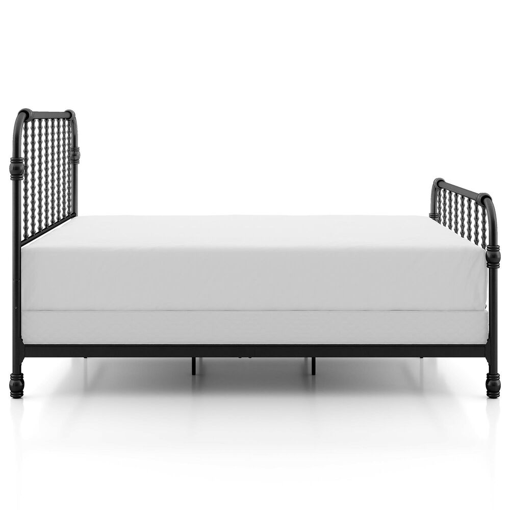 Furniture of America Wren Full Spindle Kids Bed in Black, , large