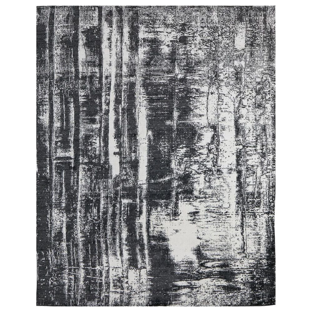 Feizy Coda 8929F 3"6" x 5"6" Black and White Area Rug, , large