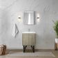 Lexora Home Lancy 24" Single Bathroom Vanity in Rustic Acacia with 2 cm White Quartz Top and Rectangular Sink, , large