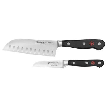 Wusthof Classic 2-Piece Mini Asian Knife Set in Stainless Steel and Black, , large