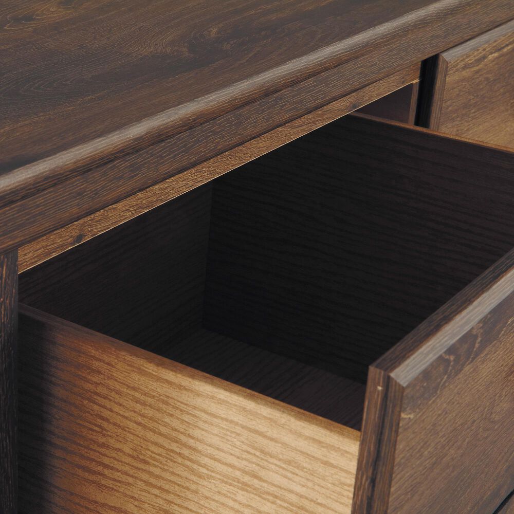 Signature Design by Ashley Quinden 7 Drawer Dresser in Dark Brown Nebraska Furniture Mart