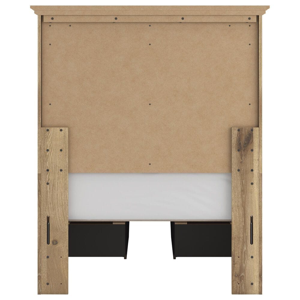 Ashley Makidern Twin Storage Bed with Four Drawers in Tan, , large