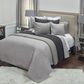 Rizzy Home Urban Mesh 106" x 92" Quilt in Black, , large