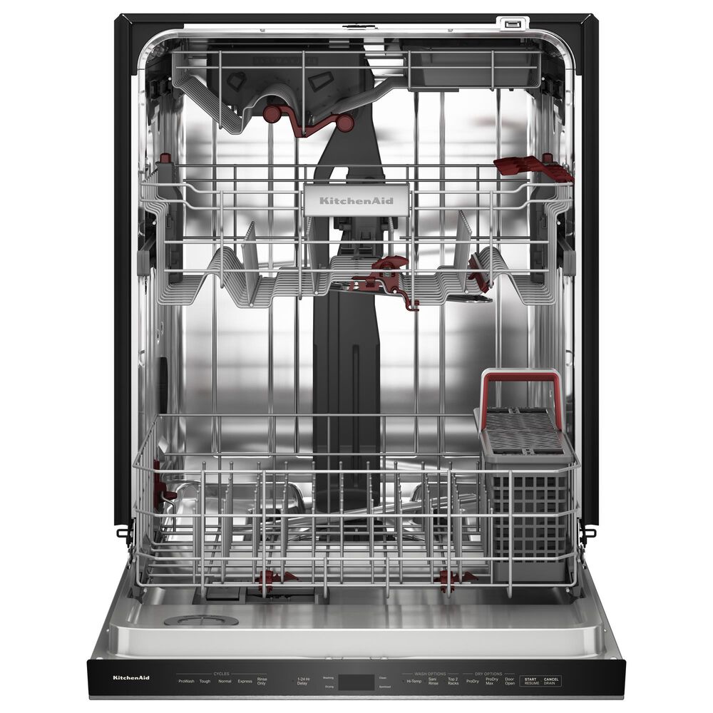 KitchenAid 24&quot; Max Jets Third Rack Dishwasher with Advanced ProDry System and Pocket Handle in PrintShield Stainless, , large