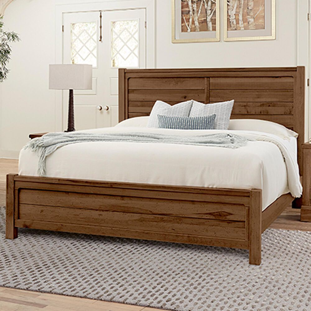 Viceray Collections Cool Rustic King Panel Bed in Amber, , large