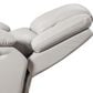 Furniture of America Glarus Manual Recliner Sofa and Loveseat Set in Off-White, , large