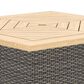 Homestyles Boca Raton 4-Piece Patio Loveseat Set in Brown and Gray, , large