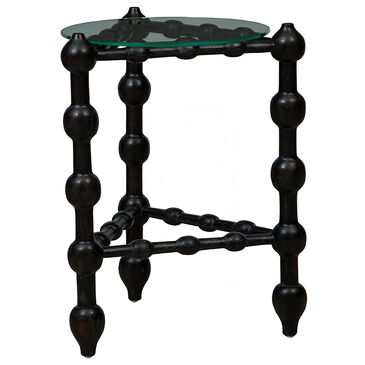 Timeless Designs Macros End Table in Black, , large