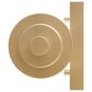 Hunter Holly Grove 18" 2-Light Vanity with Clear Shade in Alturas Gold, , large