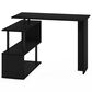 HOMLUX 3-Tier Shelves L-Shape Computer Desk in Americano and Black, , large