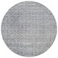 Amber Lewis x Loloi Zuma 5"3" Round Denim and Ivory Area Rug, , large