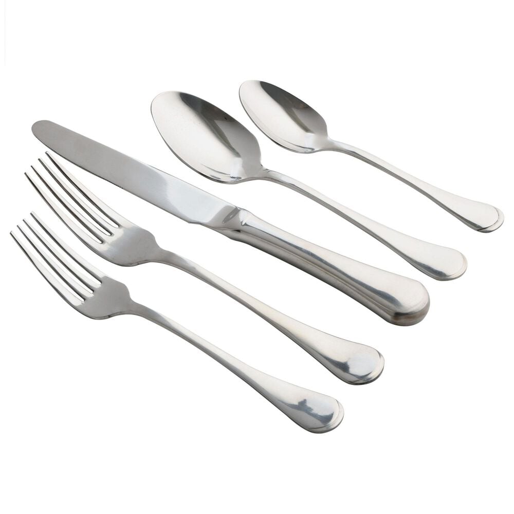 Gibson Homewares Classic Manchester 20-Piece Flatware Set in Silver, , large