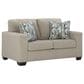 Ashley Deltona Stationary Sofa and Loveseat Set in Parchment, , large