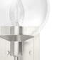 Hunter Xidane 1-Light Wall Sconce in Brushed Nickel, , large