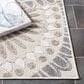 Safavieh Cabana CBN382F 5"3" x 7"7" Grey and Ivory Indoor/Outdoor Area Performance Rug, , large