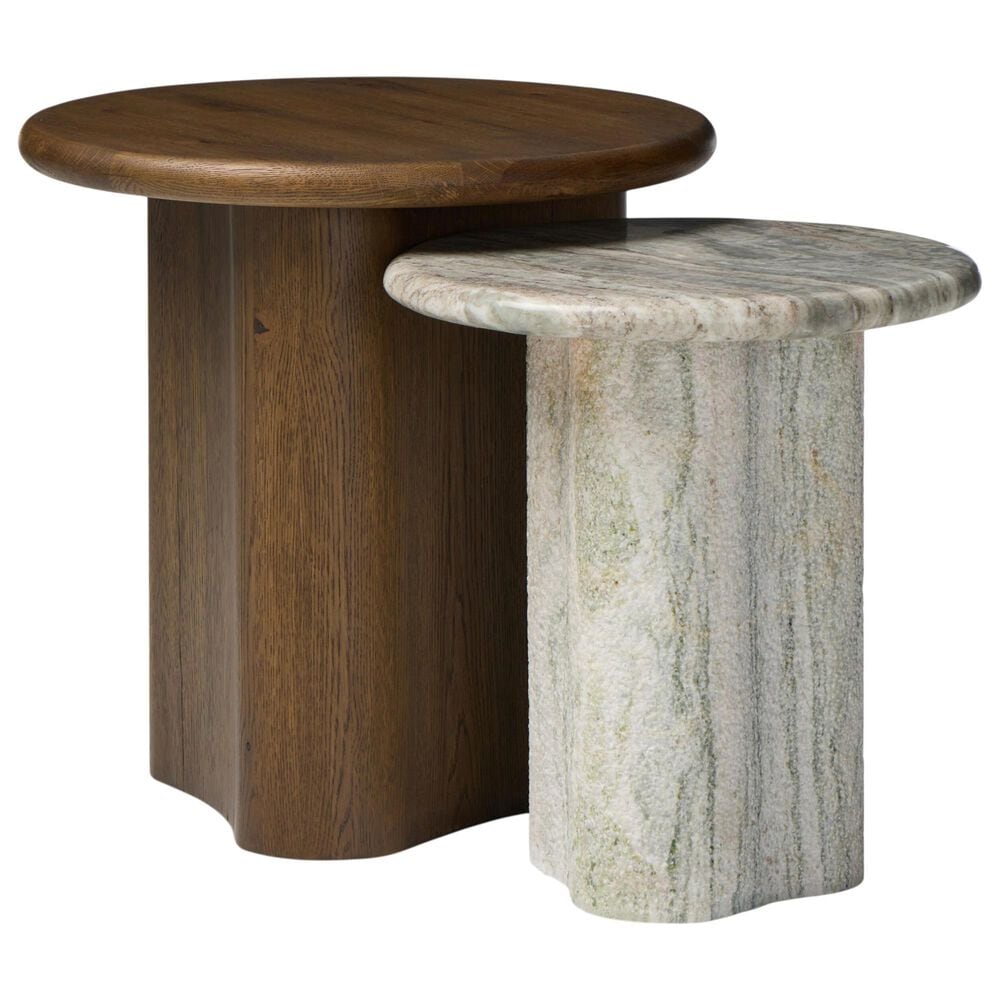Four Hands Nesting End Tables in Rustic Fawn, , large