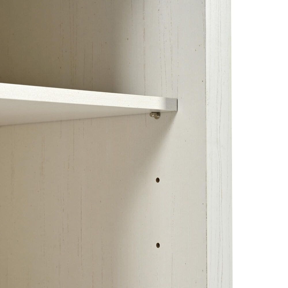 HOMLUX 54" Kitchen Island with Sliding Barn Door in White, , large