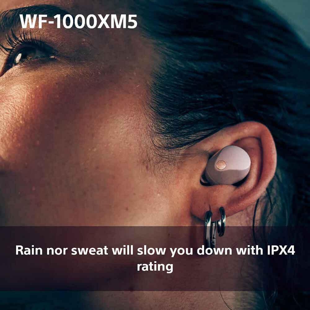 Sony Wireless Noise Cancelling Earbuds in Smoky Pink, , large