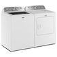 Maytag 4.7 Cu. Ft. Pet Pro Top Load Washer and 7.0 Cu. Ft. Gas Dryer Laundry Pair in White, , large