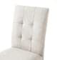 Hearth and Haven Side Chair with Beige Cushion in Wanut (Set of 4), , large