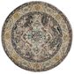 Safavieh Monaco MNC243G-5R 5" Round Grey/Light Blue Area Rug, , large