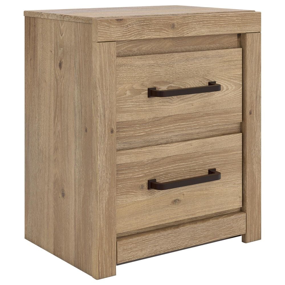 Ashley Brozmont Queen Platform Panel Bed with Dresser, Chest, and Two Nightstands, , large