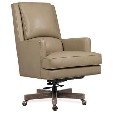 Hooker Furniture Wright Executive Swivel Tilt Chair in Dark Wood, , large