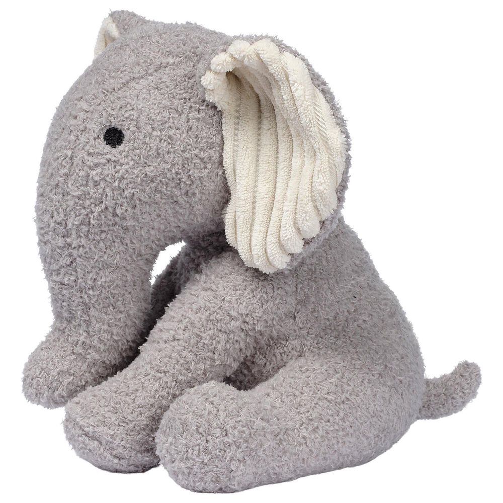 Lambs and Ivy Jungle Adventure Plush Elephant Stuffed Animal in Gray, , large