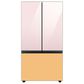 Samsung Bespoke 3-Door French Door Refrigerator Bottom Panel in Sunrise Yellow Glass, , large