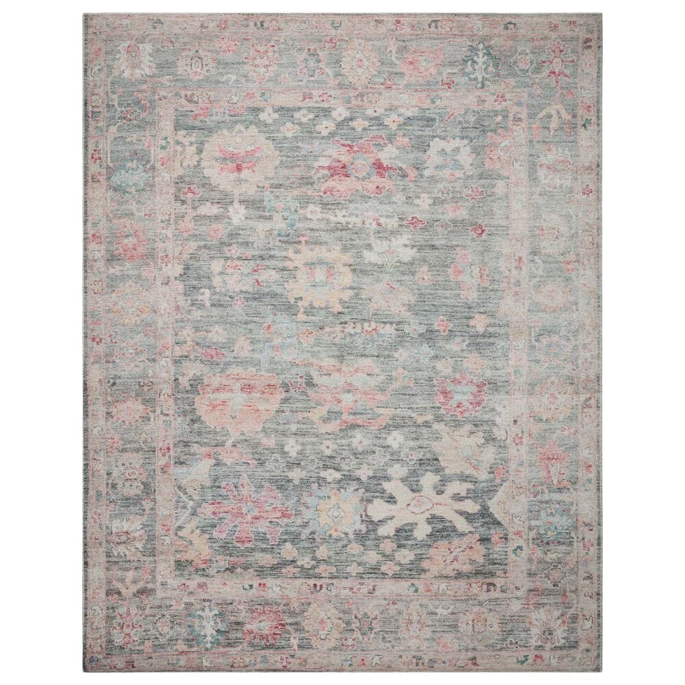 Loloi II Elysium 8"6" x 11"6" Graphite and Multicolor Area Rug, , large