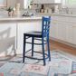 Linon Home Decor Lola Counter Stool in Navy Blue (Set of 2), , large