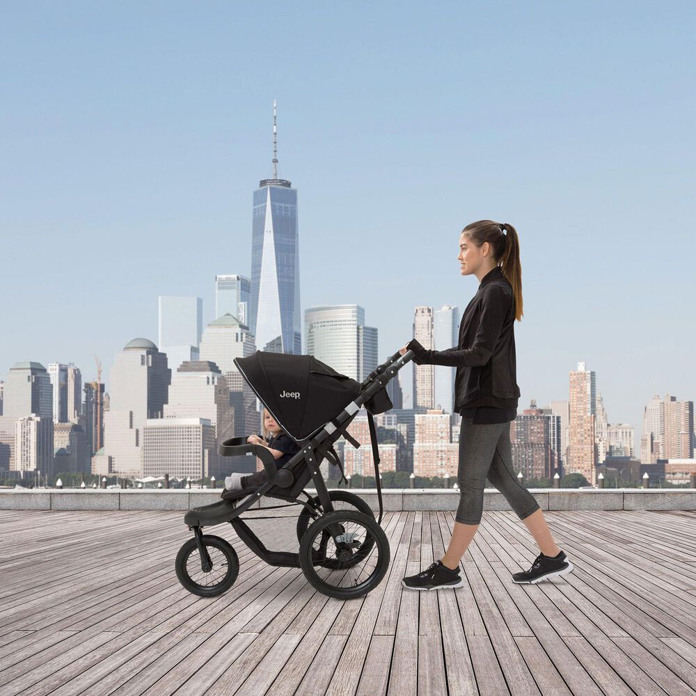Delta Jeep Hydro Sport Plus Jogger Stroller in Black NFM