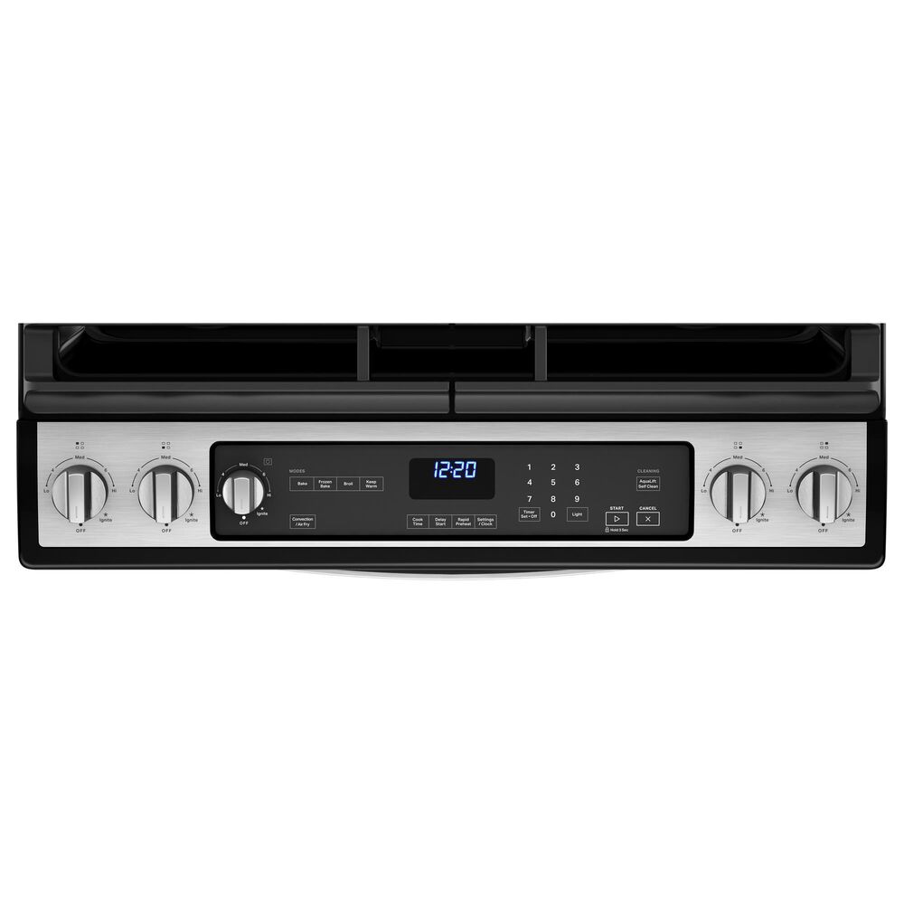 Whirlpool 5.8 Cu. Ft. Gas Range 7in1 Air Fry Oven in Fingerprint