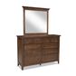 Hawthorne Furniture San Mateo 4 Piece Queen Panel Bedroom Set in Tuscan, , large
