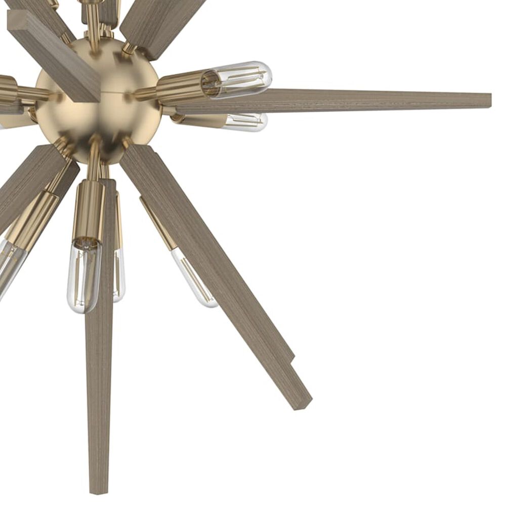 Hunter Jupiter Star 24&quot; 12-Light Pendant in Alturas Gold, , large