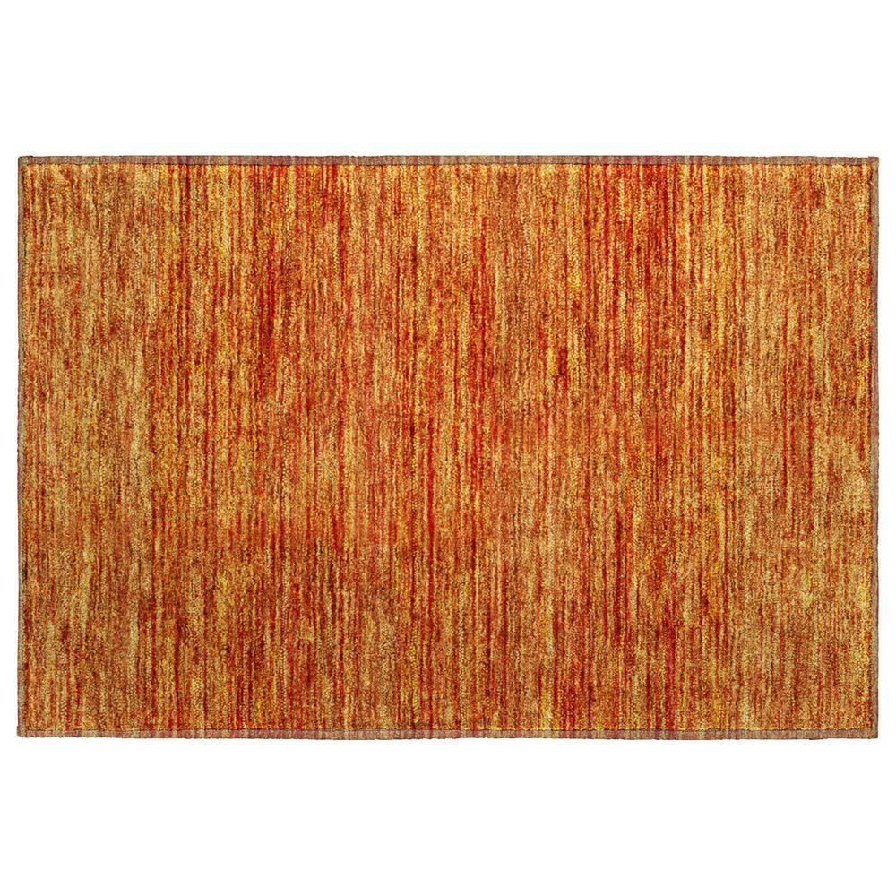 Dalyn Rug Company Soft Essentials Solid Orange 2"6" x 3"10" Indoor/Outdoor Area Rug, , large