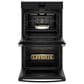 GE Appliances 2-Piece Kitchen Package with Black 30" Smart Built-In Double Wall Oven and Stainless Steel 30" Gas Cooktop, , large