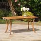 Hearth and Haven Hermosa 7-Piece Outdoor Dining Set with Cream Cushion in Teak, , large