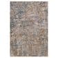 Surya Mirabel MBE-2303 5"3" Round Navy, Denim, Cream, Brown, Saffron, Taupe and Gray Area Rug, , large